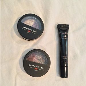 3 Laura Geller eyeshadows    New